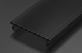Capac Double PMMA Negru pentru profil de aluminiu - 2m