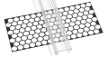 Capac High PVC Transparent pentru profil de aluminiu - 1m