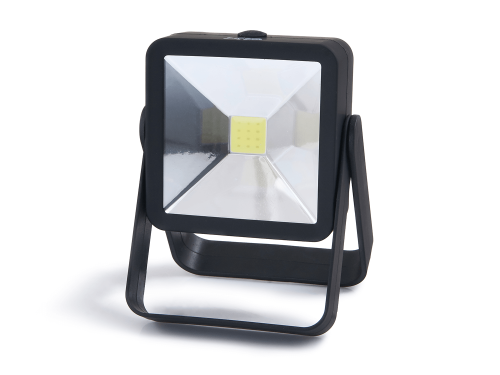 Proiector LED portabil 3W COB - Alb rece (6000K) - cu baterii 4xAAA 