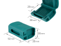 Mufă cablu gel CNP_3103 - 3x 2.5 mm² - cutie impermeabilă IPX8.