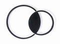 Lampă de tavan - perete LED GX Phoenix 60W – Neagră - Multicolor (3000-6000K) + telecomandă