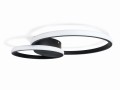 Lampă de tavan - perete LED GX Phoenix 60W – Neagră - Multicolor (3000-6000K) + telecomandă