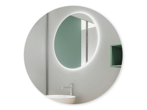 Oglindă LED rotundă iluminată - diametru 60cm - Alb neutru (4500K)