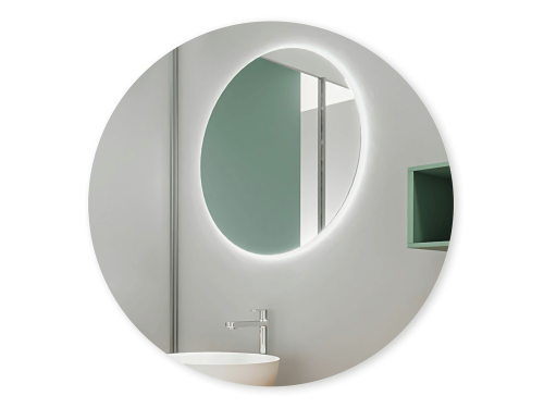 Oglindă LED rotundă iluminată - diametru 60cm - Alb neutru (4500K)