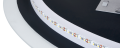 Oglindă LED rotundă iluminată cu finisaj sablat - diametru 80cm - Alb neutru (4500K)