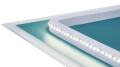 Oglindă LED dreptunghiulară iluminată cu ramă sablată - 50x70 cm - Alb neutru (4500K)