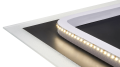 Oglindă LED dreptunghiulară iluminată, cu margine sablată - 60x80 cm - alb neutru (4500K)