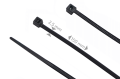 Colier de cablu 2.5x150mm - Negru - 100 buc