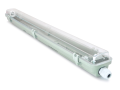 Set: 1x Corp de iluminat ermetic 1x60cm + 1x Tub LED 9W - Alb neutru (4500K)
