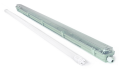 Set: 1x Corp de iluminat ermetic 1x120cm + 1x Tub LED 18W - Alb neutru (4500K)