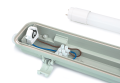 Set: 1x Corp de iluminat ermetic 1x150cm + 1x Tub LED 24W - Alb rece (6000K)