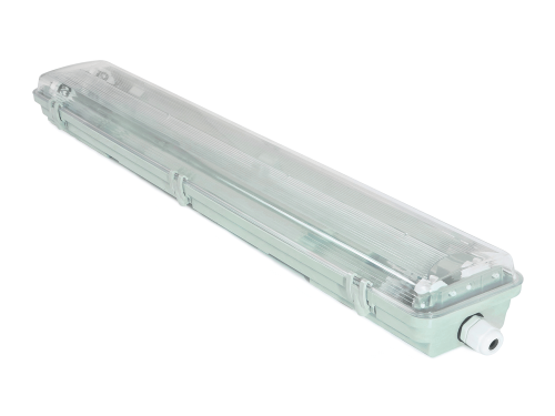 Corp de iluminat ermetic pentru tuburi fluorescente LED T8 - 2x60cm