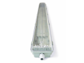 Set: 1x Corp de iluminat ermetic 2x120cm + 2x Tub LED 18W - Alb neutru (4500K)