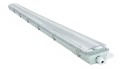 Set: 1x Corp de iluminat ermetic 2x150cm + 2x Tub LED 24W - Alb neutru (4500K)