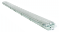Set: 1x Corp de iluminat ermetic 2x150cm + 2x Tub LED 24W - Alb neutru (4500K)