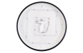 Panou LED rotund montat pe zid LED Big 48W - Negru - Alb neutru (4500K)