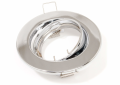 Set: 5x Spot LED încastrabil orientabil din oțel SITA - Crom + 5x Soclu GU10