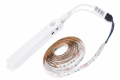 Set bandă LED 5V 2m - RGB + controler cu senzor de mișcare și de crepuscular pentru baterii AAA