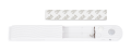 Set bendă LED 5V 2m - Alb cald (3000K) + controler cu senzor de mișcare și crepuscular pe baterii AAA