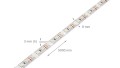 Bandă LED 12V | 3528 | 600LED | 5m | IP65 | Roșie