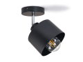 Corp de iluminat aplicat pe perete/tavan E27 LED Elza x1 - Negru