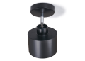 Corp de iluminat aplicat pe perete/tavan E27 LED Elza x1 - Negru