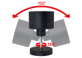 Corp de iluminat aplicat pe perete/tavan E27 LED Elza x1 - Negru