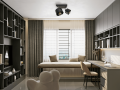 Corp de iluminat aplicat pe perete/tavan E27 LED Elza x2 - Negru