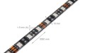 Set bandă LED 5V 3m - controler RGB + USB cu telecomandă IR pentru iluminarea de fundal a televizorului