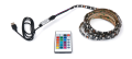 Set bandă LED 5V 5m - controler RGB + USB cu telecomandă IR pentru iluminarea de fundal a televizorului
