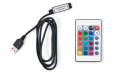 Set bandă LED 5V IP20  IP20 3m - RGB + USB cu telecomandă IR pentru iluminarea de fundal a televizorului