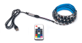 Set bandă LED 5V IP20 3m - RGB + USB cu telecomandă RF pentru iluminarea de fundal a televizorului 