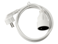 Prelungitor 1.5m - 1x priză de alimentare 230V - Alb