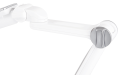 Lampă de birou pentru desen tehnic LED 9W STL018 - Argintie - Multicolor (3000-6000K)