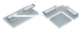 Profil de aluminiu inSILEDA pentru benzile LED - Alb - 2m