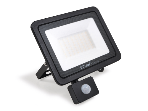 Reflector - halogen cu senzor de mișcare LED 50W - Drago Negru - Alb neutru (4000K) - 3 ani garanție