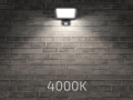 Reflector - halogen cu senzor de mișcare LED 50W - Drago Negru - Alb neutru (4000K) - 3 ani garanție