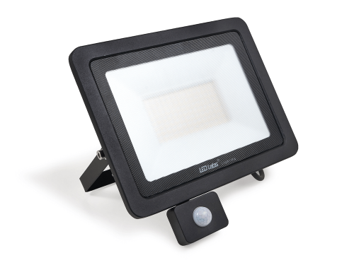 Reflector - halogen cu senzor de mișcare LED 100W - Drago Negru - Alb neutru (4000K) - 3 ani garanție