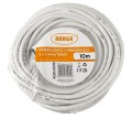 Prelungitor de 10m - 1x priză de alimentare 230V - Alb