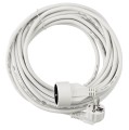 Prelungitor de 10m - 1x priză de alimentare 230V - Alb