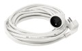 Prelungitor de 10m - 1x priză de alimentare 230V - Alb