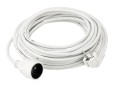 Prelungitor de 10m - 1x priză de alimentare 230V - Alb
