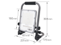Proiector - halogen LED portabil 30W 3[Ah] - Alb neutru (5000K)