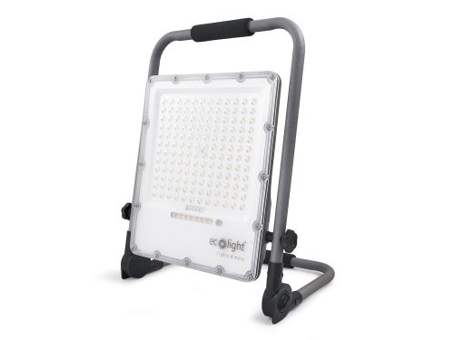Proiector - halogen LED portabil 100W 9[Ah] - Alb neutru (5000K)
