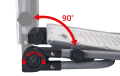 Proiector - halogen LED portabil 100W 9[Ah] - Alb neutru (5000K)