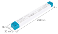 Sursă de alimentare LED CobaltElectro PLV 24V 30W 1.25A IP20 - 5 ani garanție
