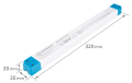 Sursă de alimentare LED CobaltElectro PLV 24V 100W 4.16A IP20 - 5 ani garanție