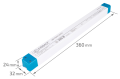 Sursă de alimentare LED CobaltElectro PLV 12V 200W 16.6A IP20 - 5 ani garanție