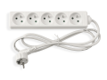 Prelungitor tip bară 1.5m - 5 x priză de alimentare 230V - Alb