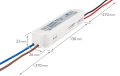 Sursă de alimentare LED CobaltElectro ZPV 12V 10W 0.84A IP67 - 5 ani garanție